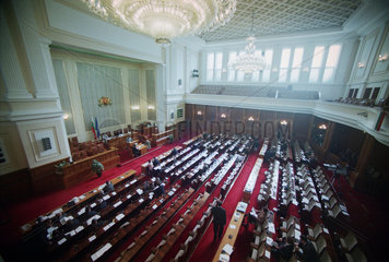 Sitzung im bulgarischen Parlament