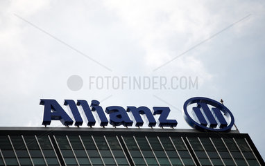Berlin  Deutschland  Logo der Allianz Versicherung