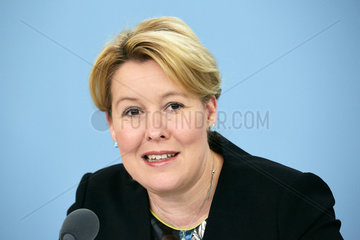 Berlin  Deutschland - Bundesfamilienministerin Dr. Franziska Giffey.