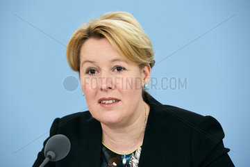 Berlin  Deutschland - Bundesfamilienministerin Dr. Franziska Giffey.