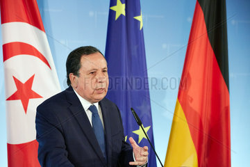 Berlin  Deutschland - Der tunesische Aussenminister Khemaies Jhinaoui.