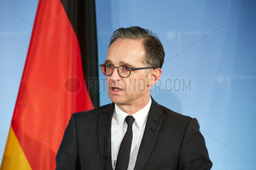 Berlin  Deutschland - Bundesaussenminister Heiko Maas.