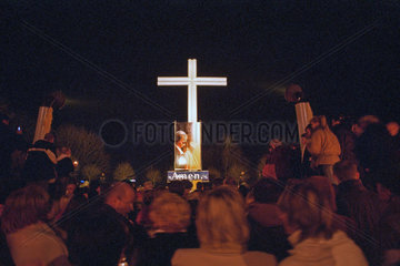 Messe am Papstkreuz in Poznan  Polen