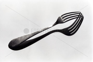 fork and its shadow