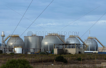 Porto Torres  Italien  Petrochemischer Industriestandort
