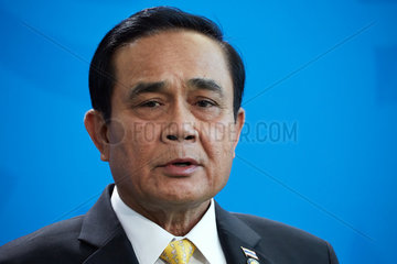 Berlin  Deutschland - General Prayut Chan-o-cha. Der Ministerpraesident Thailands.