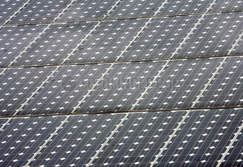 Detail einer Photovoltaikanlage