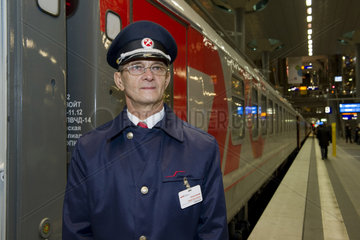 Wiedereroeffnung der Zugverbindung Moskau - Berlin - Paris
