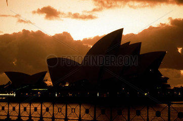 Oper von Sydney bei Sonnenuntergang
