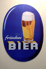 Berlin  ein Bierschild auf der Internationalen Gruenen Woche 2006