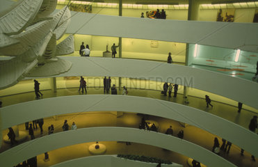 Innenaufnahme des Guggenheim Museum
