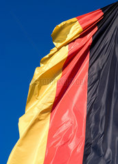 Muenchen  die Fahne der Bundesrepublik Deutschland