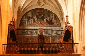 Altar in einer Kirche am Jakobsweg - Camino de Santiago