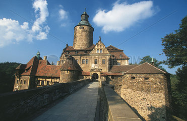 Polen - Schlesien: Burg Tschochau