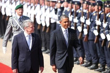 Barack Obama und Joachim Gauck in 2013