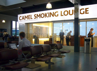 Zuerich  Smoking Lounge am Flughafen