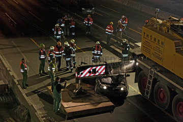 Unfall auf der Stadtautobahn