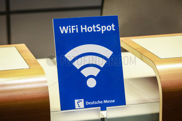 WiFi HotSpot  Hannover Messe  Deutschland  Europa