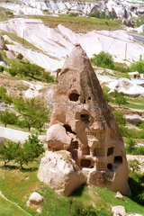 Felspyramide im Goereme Nationalpark  Kappadokien (Tuerkei)