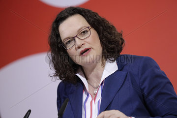 Jahresauftaktklausur der SPD-Spitze  Willy-Brandt- Haus  10. Februar 2019
