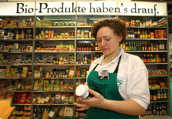 Berlin  Deutschland  Bioprodukte auf der Gruenen Woche 2008