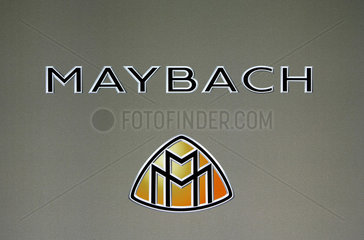 Berlin  Deutschland  der Schriftzug und das Logo von Maybach