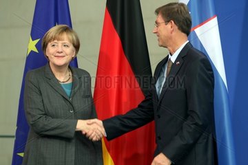 Angela Merkel und Miro Cerar