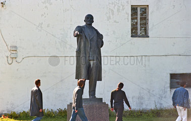 Leninskulptur in Narva  Estland