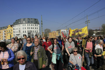Demonstration gegen Mietenwahnsinn in Berlin