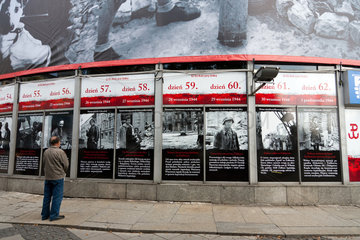 Warschau  Polen  Dauerausstellung im Stadtzentrum dokumentiert die 63 Tage des Warschauer Aufstands 1944
