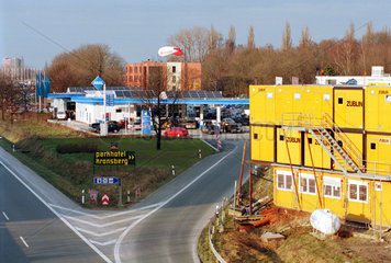 Hannover  Deutschland  Autobahntankstelle am EXPO Gelaende