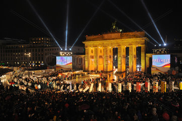 Berlin  Deutschland  Fest der Freiheit zum 20. Jahrestag des Mauerfalls