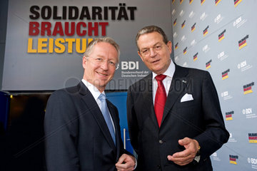 Berlin  Deutschland  Dr. Werner Schnappauf (li.) und Juergen R. Thumann