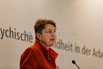 Berlin  Deutschland  Annelie Buntenbach  stellvertretende DGB-Vorsitzende