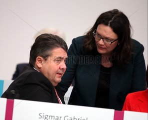 Sigmar Gabriel und Andrea Nahles