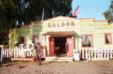 Saloon im Wild-West-Dorf WESTERN CITY in Leba  Polen