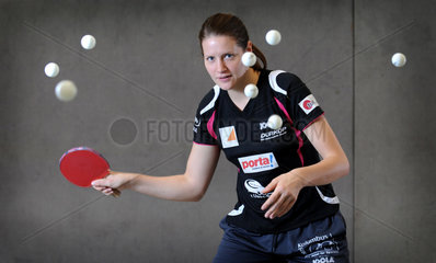 Berlin  Deutschland  Tischtennisspielerin Irene Ivancan