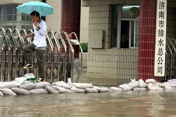 China  starke Regenfaelle in der Shandong Provinz