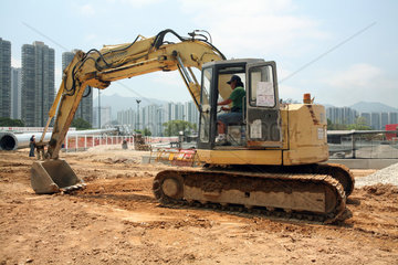 Hong Kong  China  Bauarbeiten