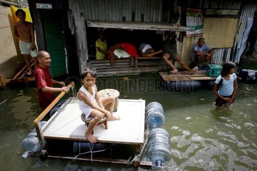 Philippinen  Auswirkungen des Tropensturms Kestana