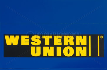 Berlin  Deutschland  Logo der Western Union