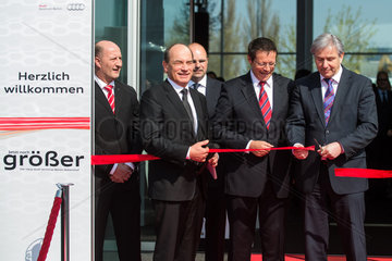 Berlin  Deutschland  die Eroeffnung des neuen Audi-Standortes in Adlershof