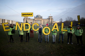 anti coal Protest  Demo Kohle stoppen