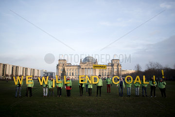 anti coal Protest  Demo Kohle stoppen