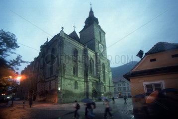 Die Schwarze Kirche (Biserica Neagra) in Brasov (Kronstadt)  Rumaenien