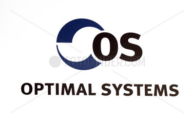 Hannover  Deutschland  das Logo der Firma Optimal Systems