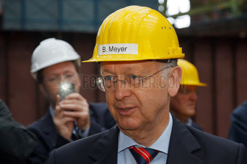 Papenburg  Deutschland  Bernhard Meyer  geschaeftsfuehrender Gesellschafter der Meyer Werft GmbH