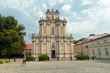 Warschau  Masowien  Polen - Visitantinnen-Kirche in der Krakowskie Przedmiescie