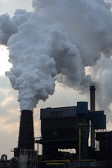 Polen  Bytom (Beuthen) - Emissionen der Kokerei Carbo-Koks