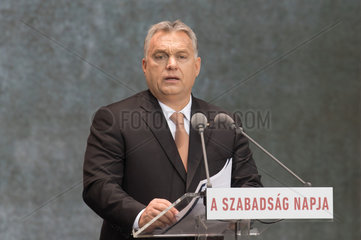 HUNGARY-BUDAPEST-NATIONAL DAY-PM-SPEECH